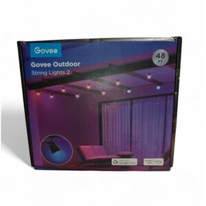 GOVEE Smart Outdoor String Lights 48 FT, 47 Scene Modes For Patio, Backyard, IP6